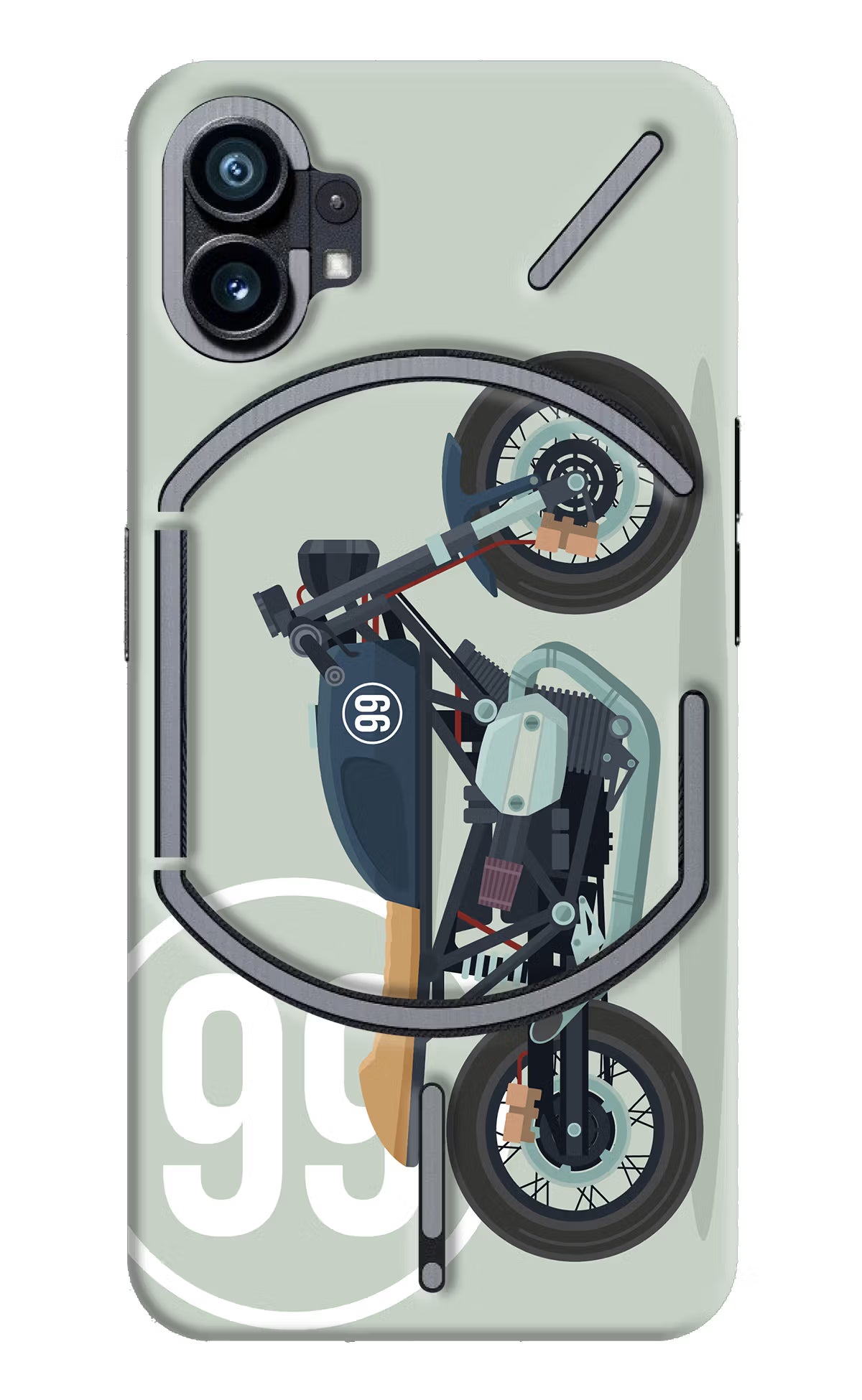 Classic Cafe Racer 99 Nothing Phone 1 Hard Case Back Cover by Casekaro