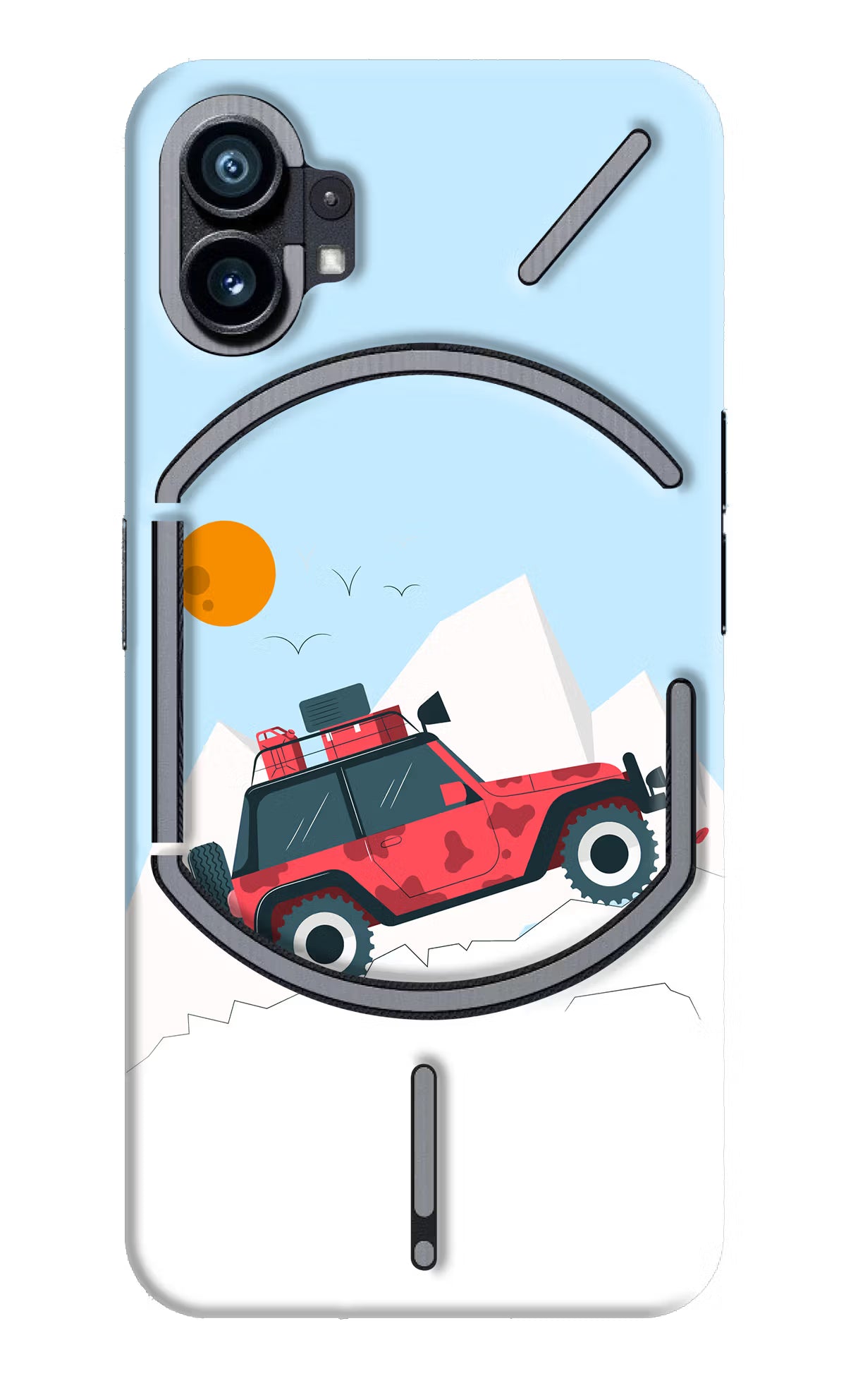 Mountain Trail Beast Nothing Phone 1 Hard Case Back Cover by Casekaro