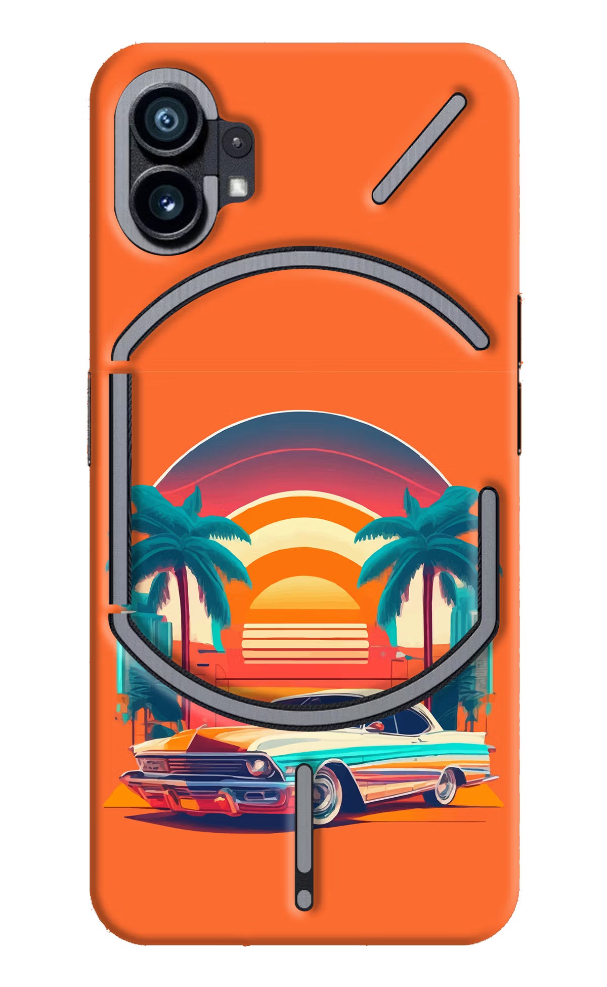 Palm Drive 80s Nothing Phone 1 Hard Case Back Cover by Casekaro