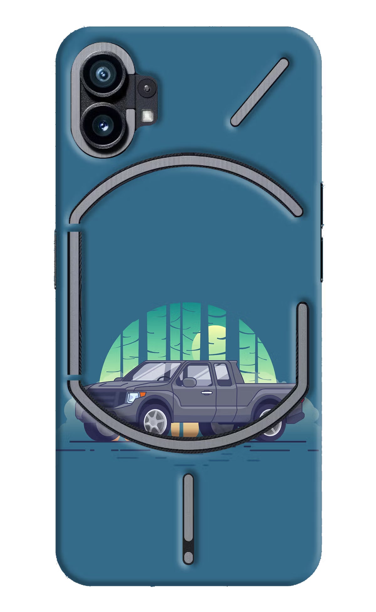 Retro Garage Vibe Nothing Phone 1 Hard Case Back Cover by Casekaro