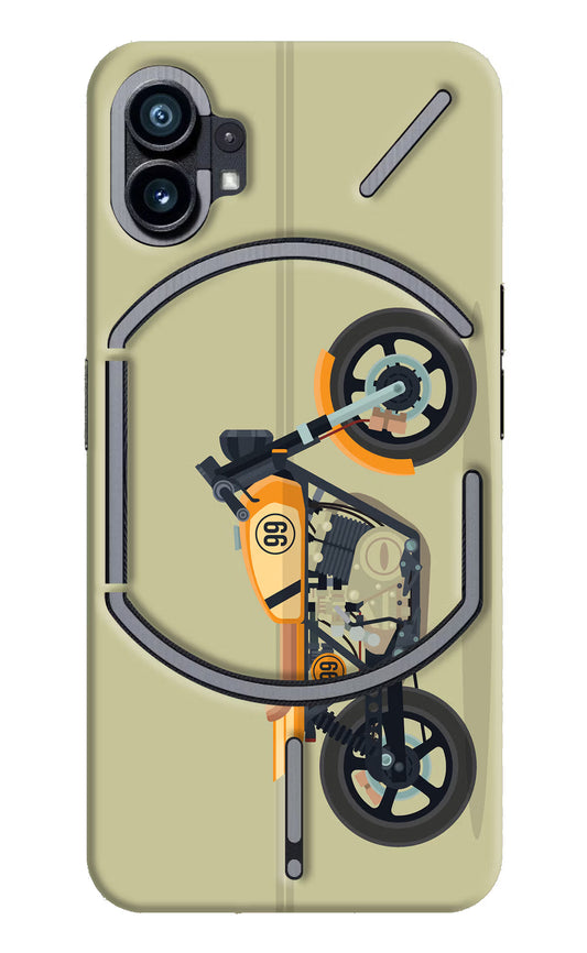 Vertical Speedster Nothing Phone 1 Hard Case Back Cover by Casekaro