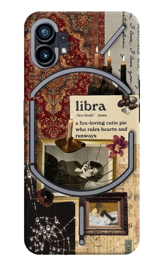 Libra Zodiac Nothing Phone 1 Hard Case Back Cover by Casekaro