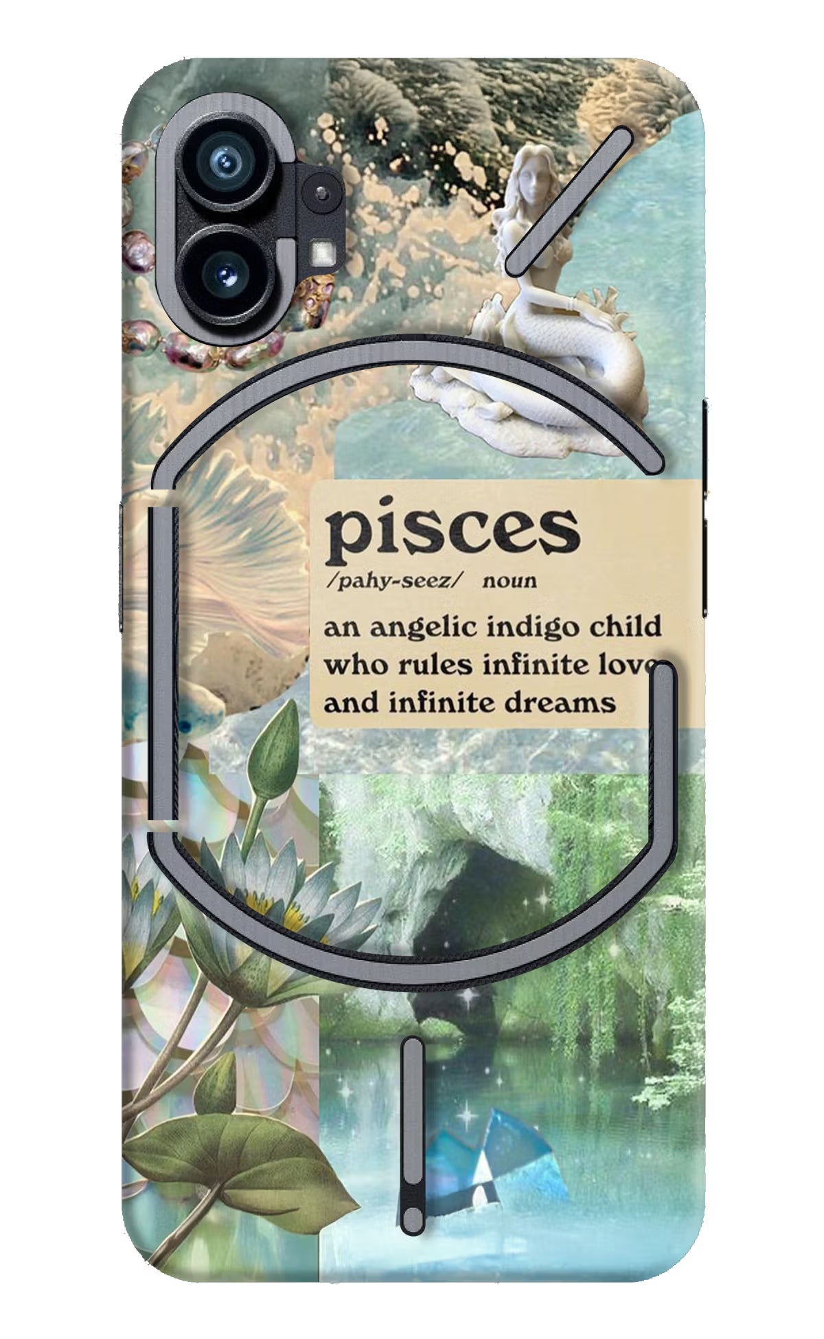 Pisces Zodiac Nothing Phone 1 Hard Case Back Cover by Casekaro