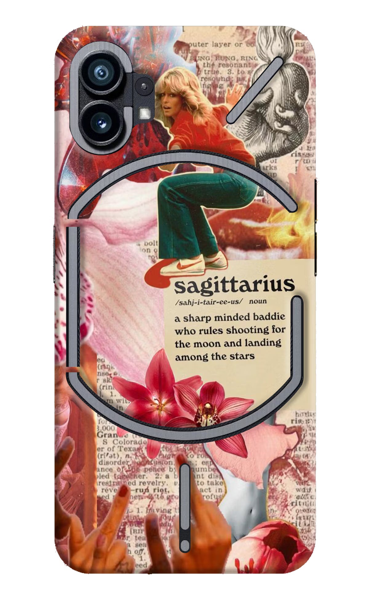 Sagittarius Zodiac Nothing Phone 1 Hard Case Back Cover by Casekaro