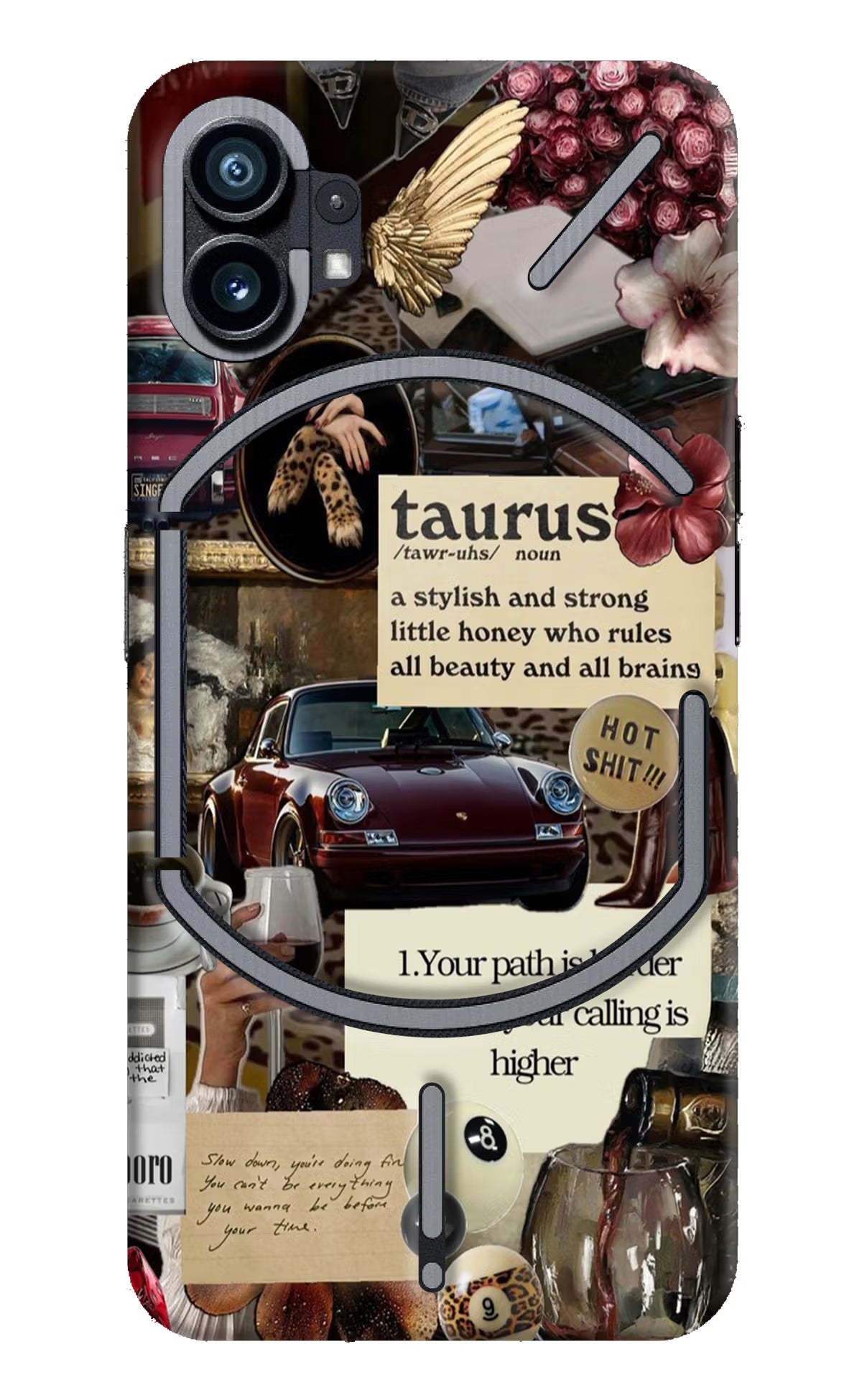 Taurus Zodiac Nothing Phone 1 Hard Case Back Cover by Casekaro