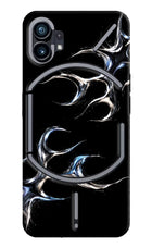 Chrome Tribal Nothing Phone 1 Hard Case Back Cover by Casekaro