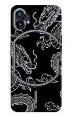 Twin Dragons Nothing Phone 1 Hard Case Back Cover by Casekaro