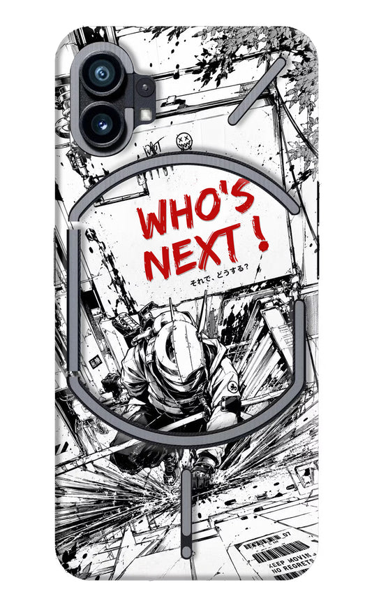 Who's Next Nothing Phone 1 Hard Case Back Cover by Casekaro