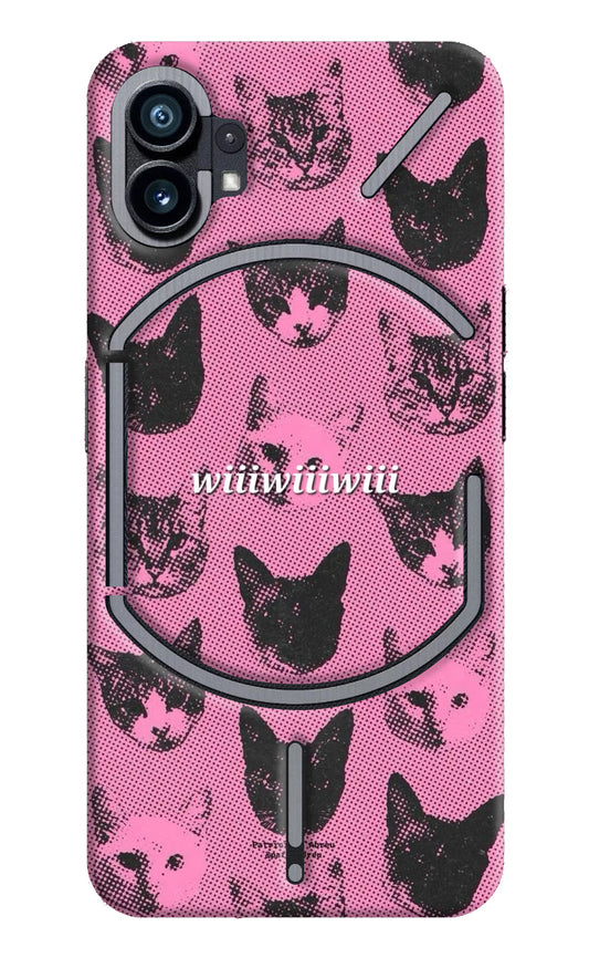 Pink Cats Nothing Phone 1 Back Cover
