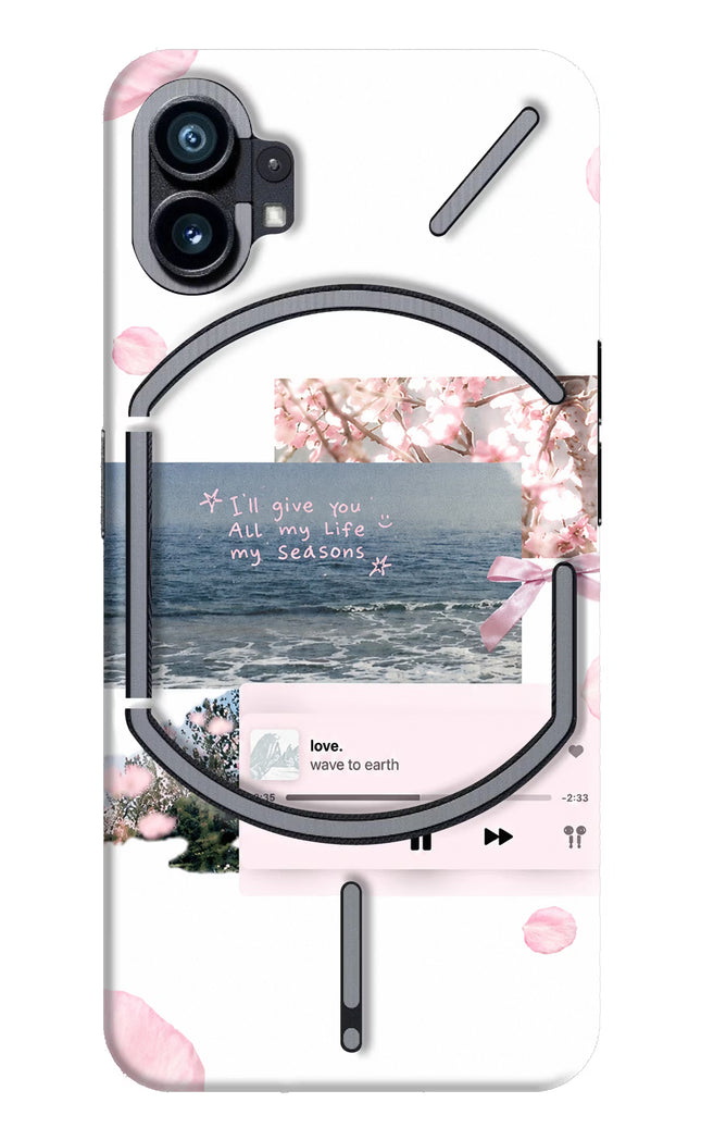 Wave to earth Nothing Phone 1 Hard Case Back Cover by Casekaro