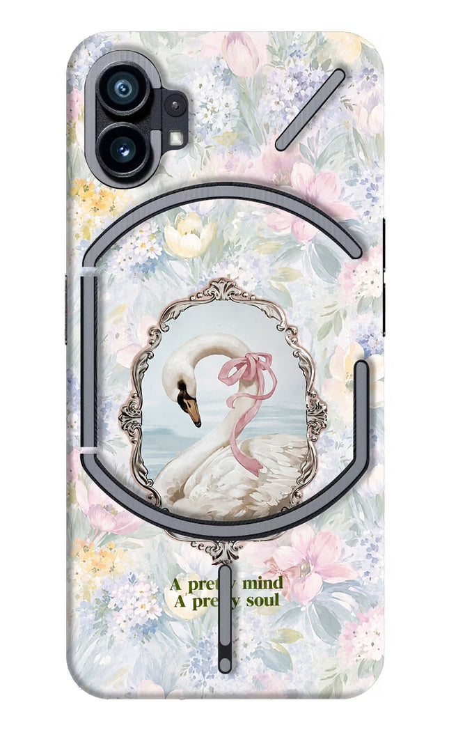 Pretty Mind Pretty Soul Nothing Phone 1 Hard Case Back Cover by Casekaro