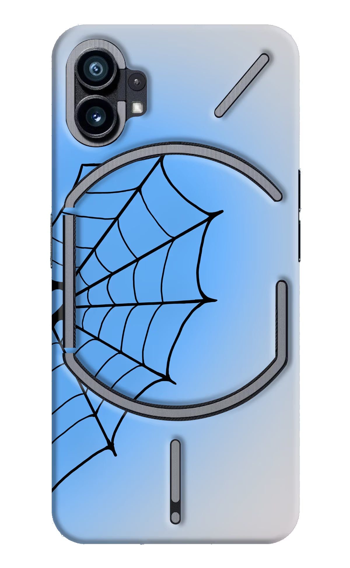 Blue Web Nothing Phone 1 Back Cover