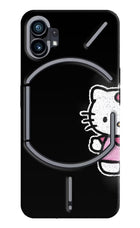 Kitty Charm Nothing Phone 1 Hard Case Back Cover by Casekaro