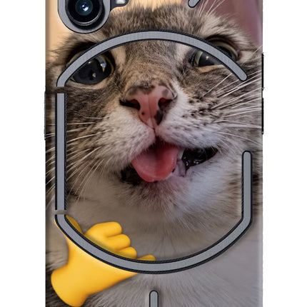 Silly Cat Call Nothing Phone 1 Hard Case Back Cover by Casekaro