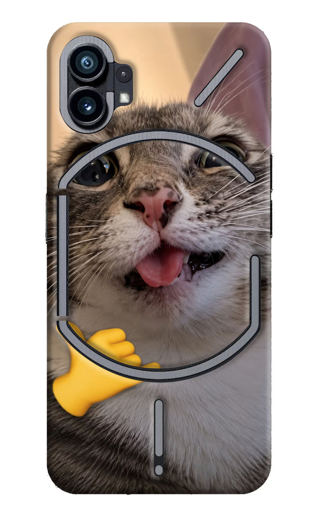 Silly Cat Call Nothing Phone 1 Hard Case Back Cover by Casekaro
