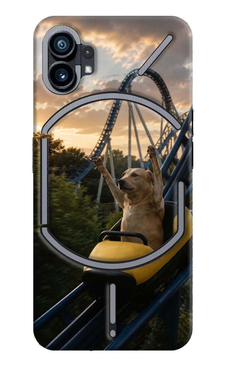 Rollercoaster Dog Nothing Phone 1 Back Cover, Hard case