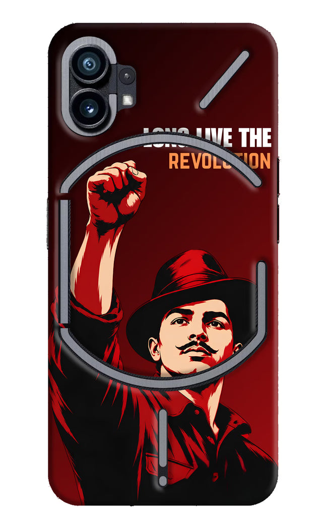 Bhagat Singh Revolution Nothing Phone 1 Back Cover