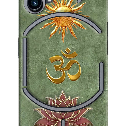 Om & Lotus Nothing Phone 1 Back Cover