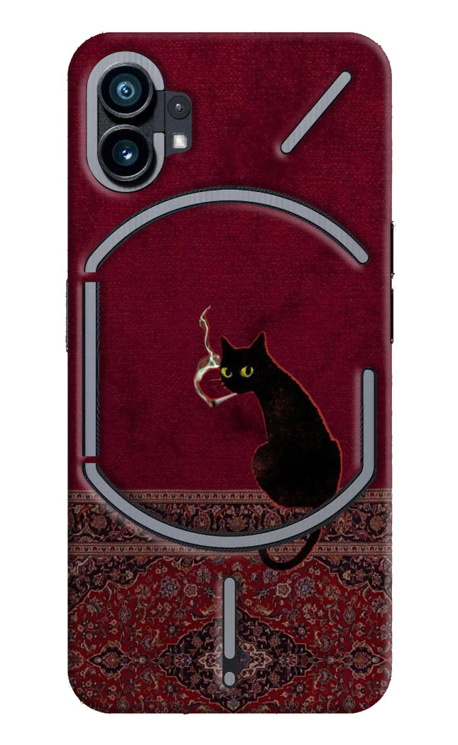 Midnight Cat Nothing Phone 1 Hard Case Back Cover by Casekaro