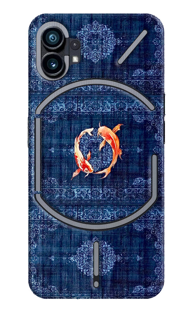 Koi Blue Nothing Phone 1 Hard Case Back Cover by Casekaro