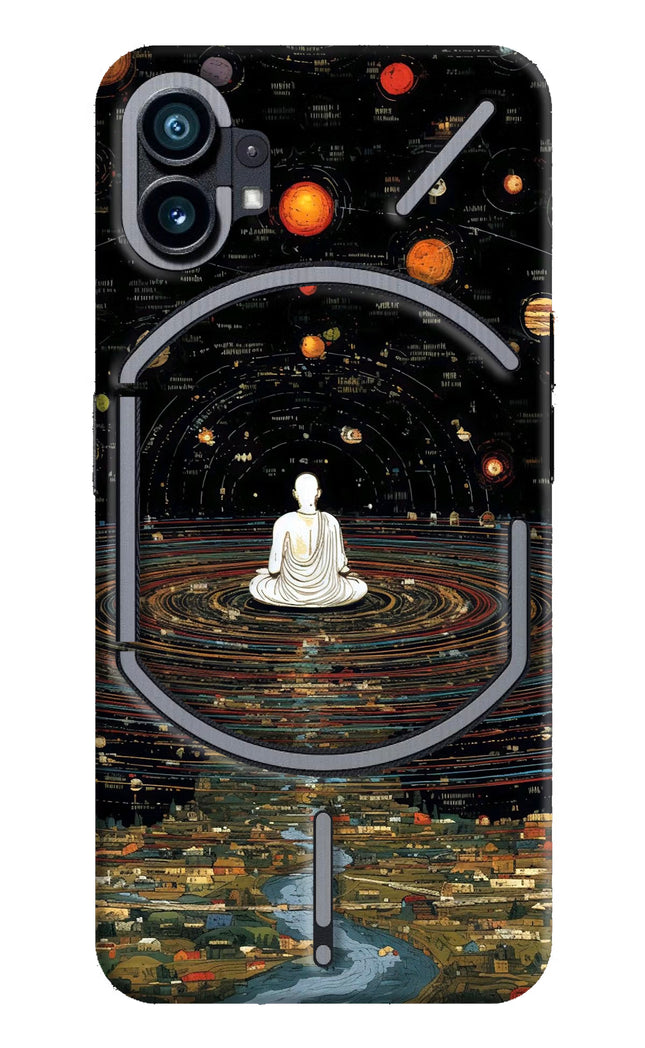 Space Monk Nothing Phone 1 Hard Case Back Cover by Casekaro