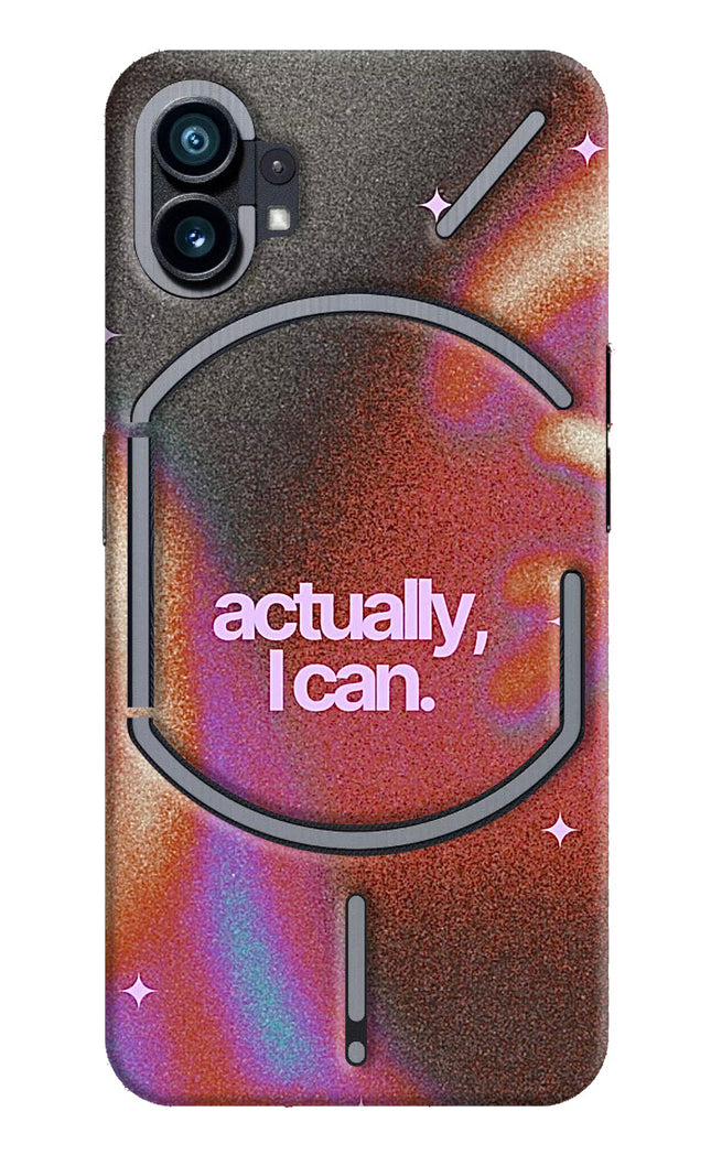 Pink Aura Nothing Phone 1 Hard Case Back Cover by Casekaro