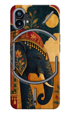Royal Elephant Nothing Phone 1 Hard Case Back Cover by Casekaro