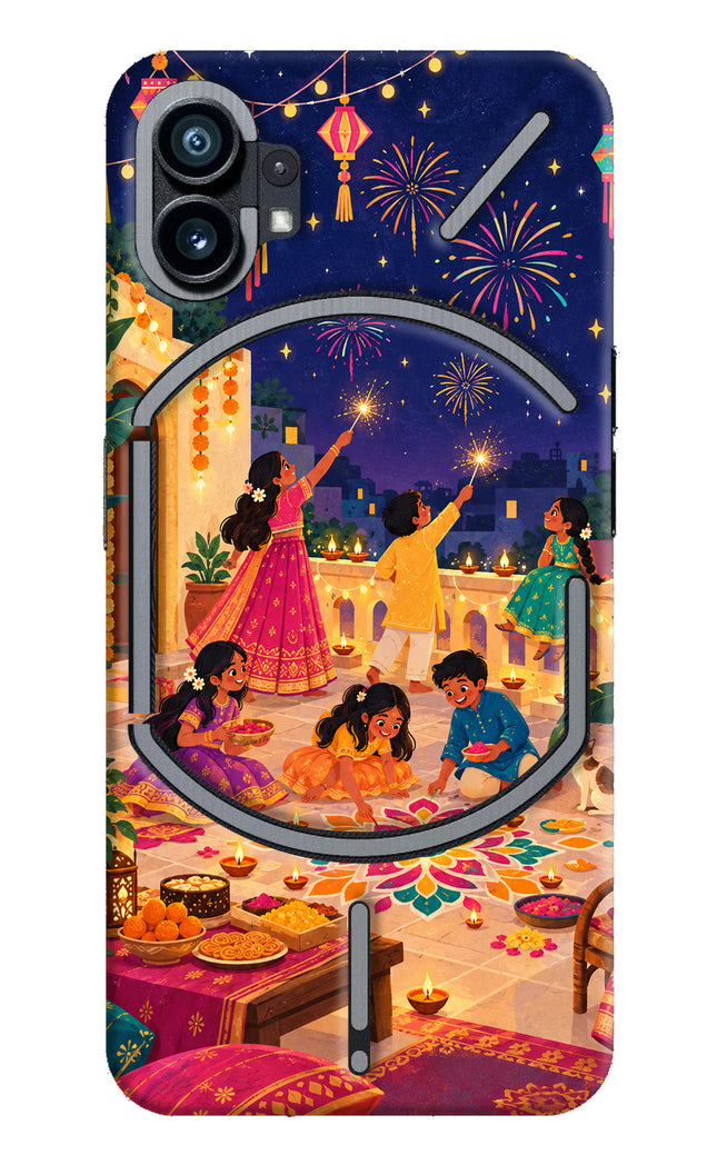 Diwali Night Nothing Phone 1 Hard Case Back Cover by Casekaro