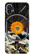 Cosmic Flower Nothing Phone 1 Hard Case Back Cover by Casekaro