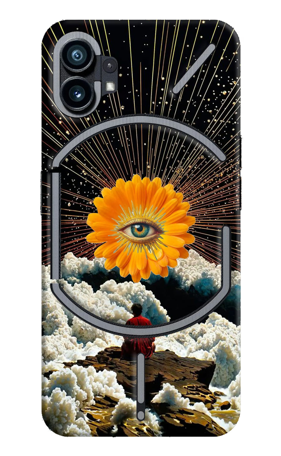 Cosmic Flower Nothing Phone 1 Back Cover, Hard case