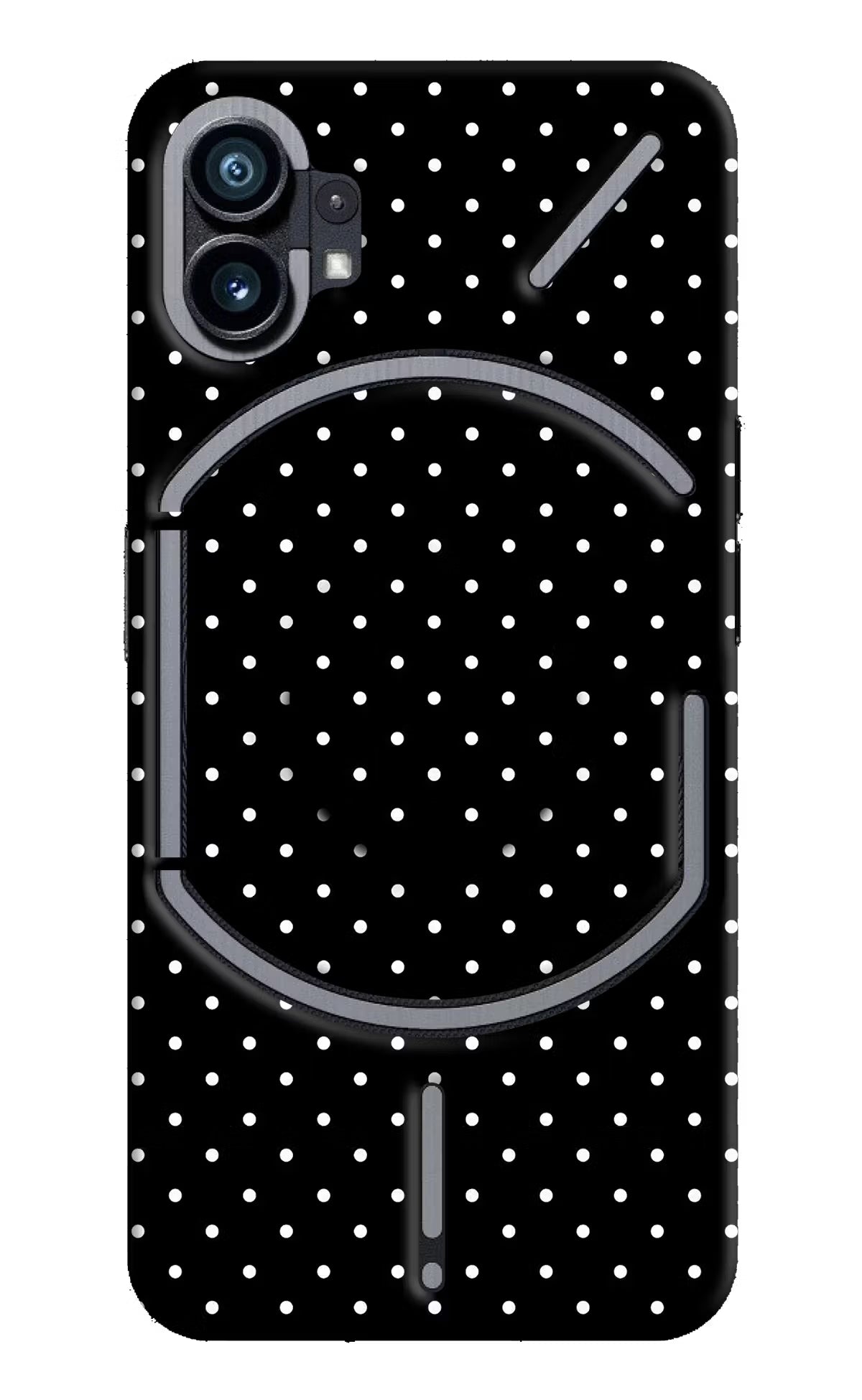 White Dots Nothing Phone 1 Pop Case by Casekaro