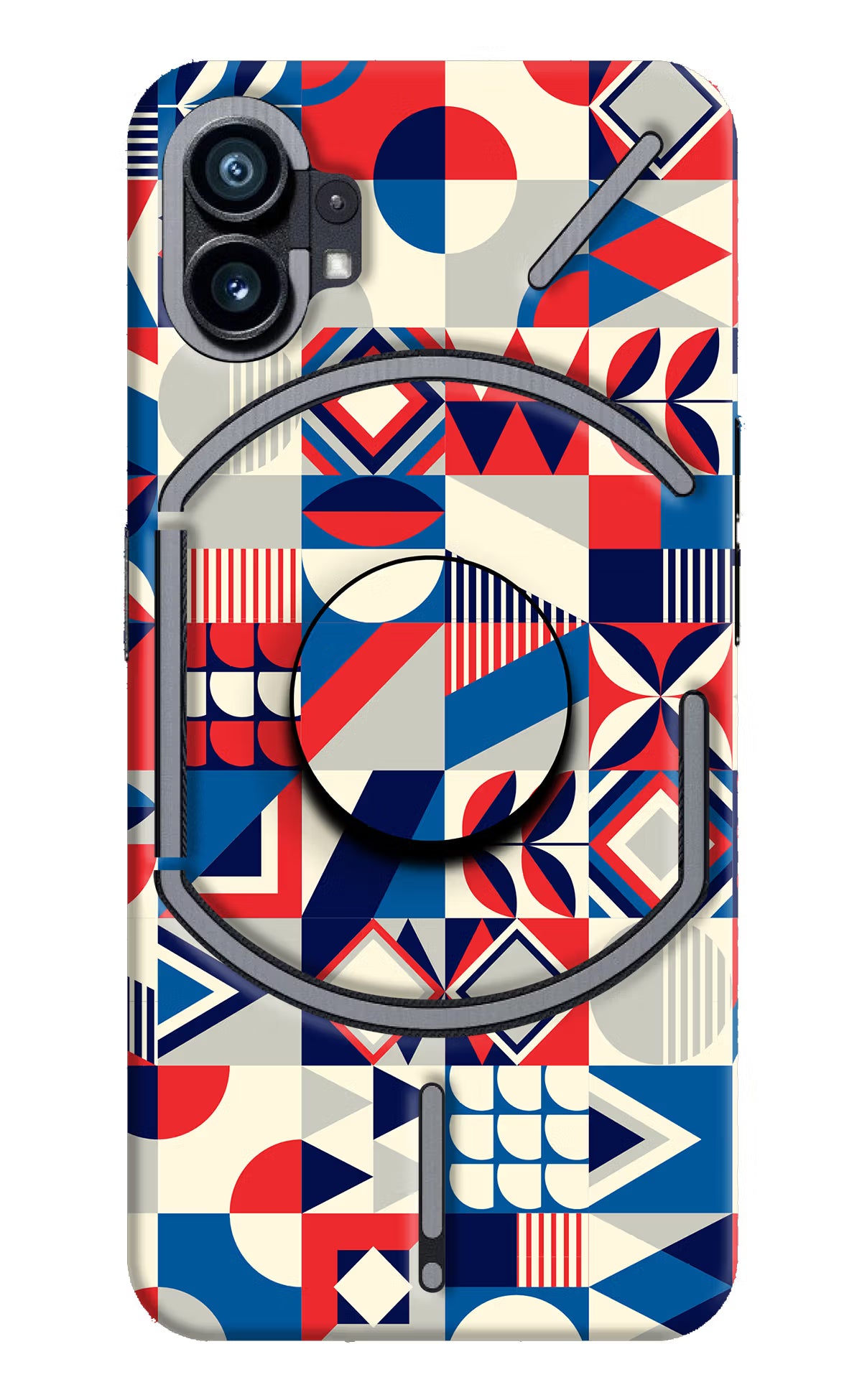 Colorful Pattern Nothing Phone 1 Pop Case by Casekaro