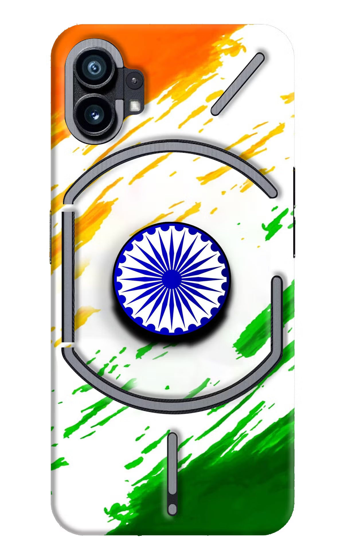 Indian Flag Ashoka Chakra Nothing Phone 1 Pop Case by Casekaro