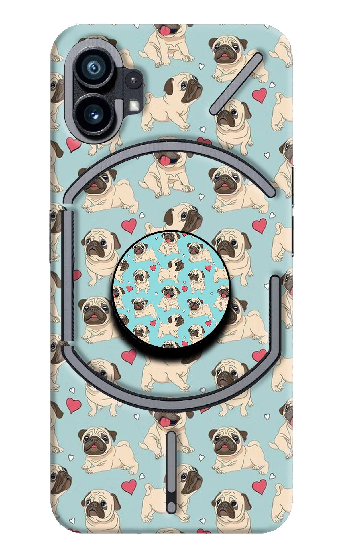Pug Dog Nothing Phone 1 Pop Case by Casekaro