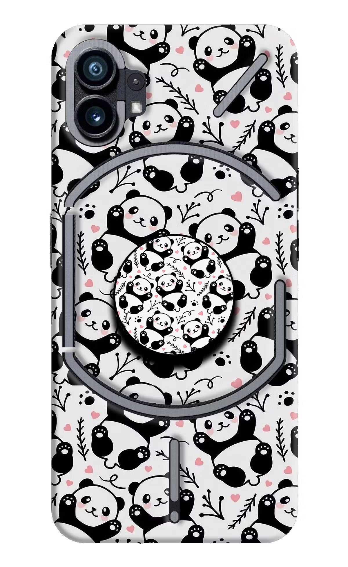 Cute Panda Nothing Phone 1 Pop Case by Casekaro