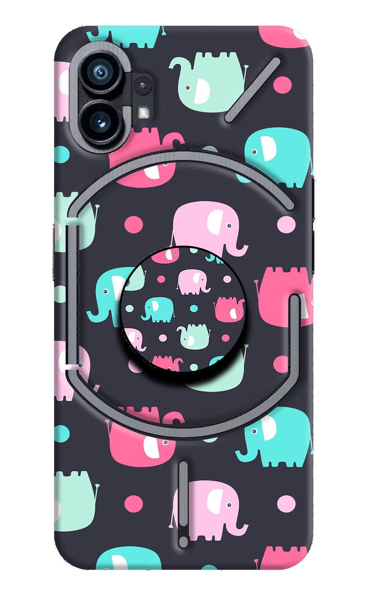 Baby Elephants Nothing Phone 1 Pop Case by Casekaro