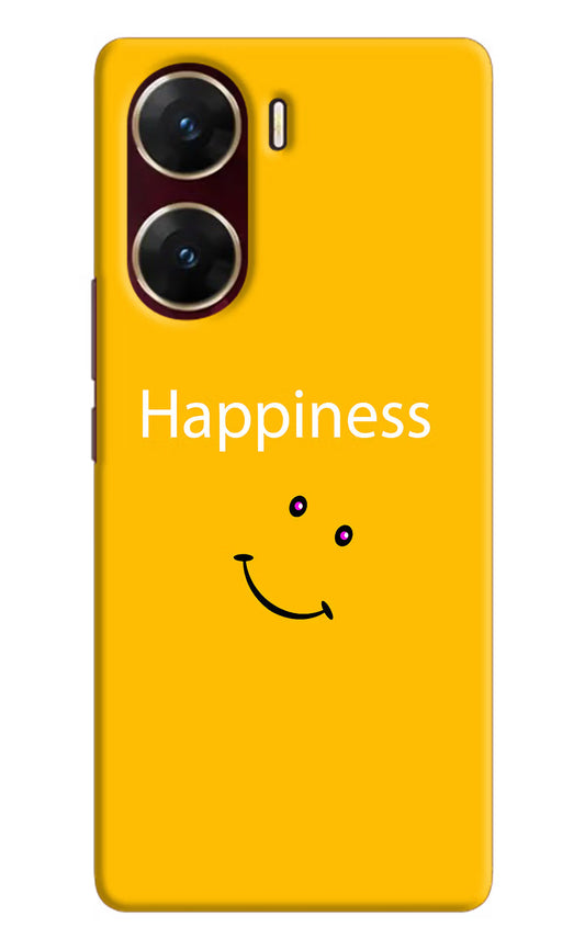 Happiness With Smiley Vivo V29E Hard Case Back Cover by Casekaro