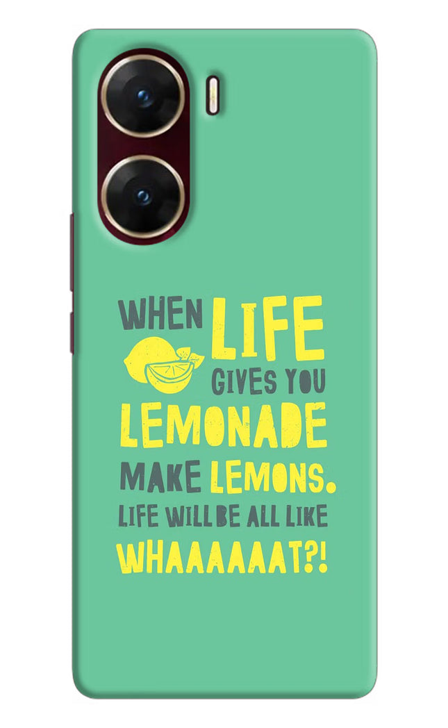 Quote Vivo V29E Hard Case Back Cover by Casekaro