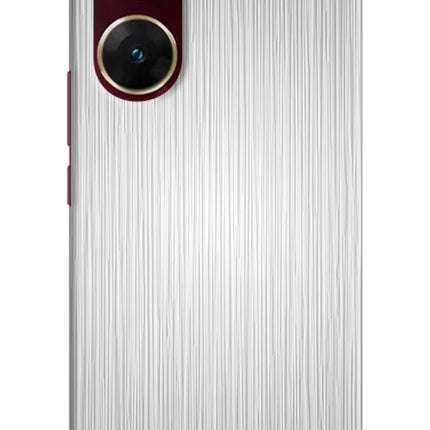 Wooden Grey Texture Vivo V29E Hard Case Back Cover by Casekaro