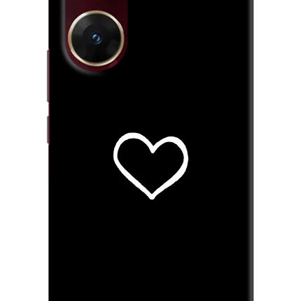 Heart Vivo V29E Hard Case Back Cover by Casekaro
