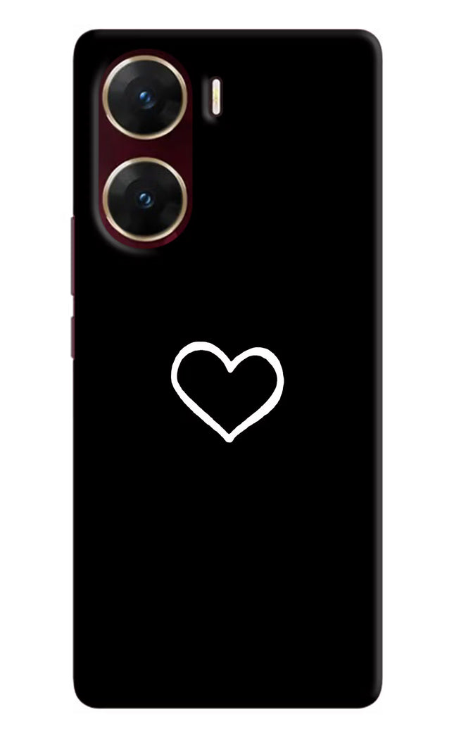 Heart Vivo V29E Hard Case Back Cover by Casekaro