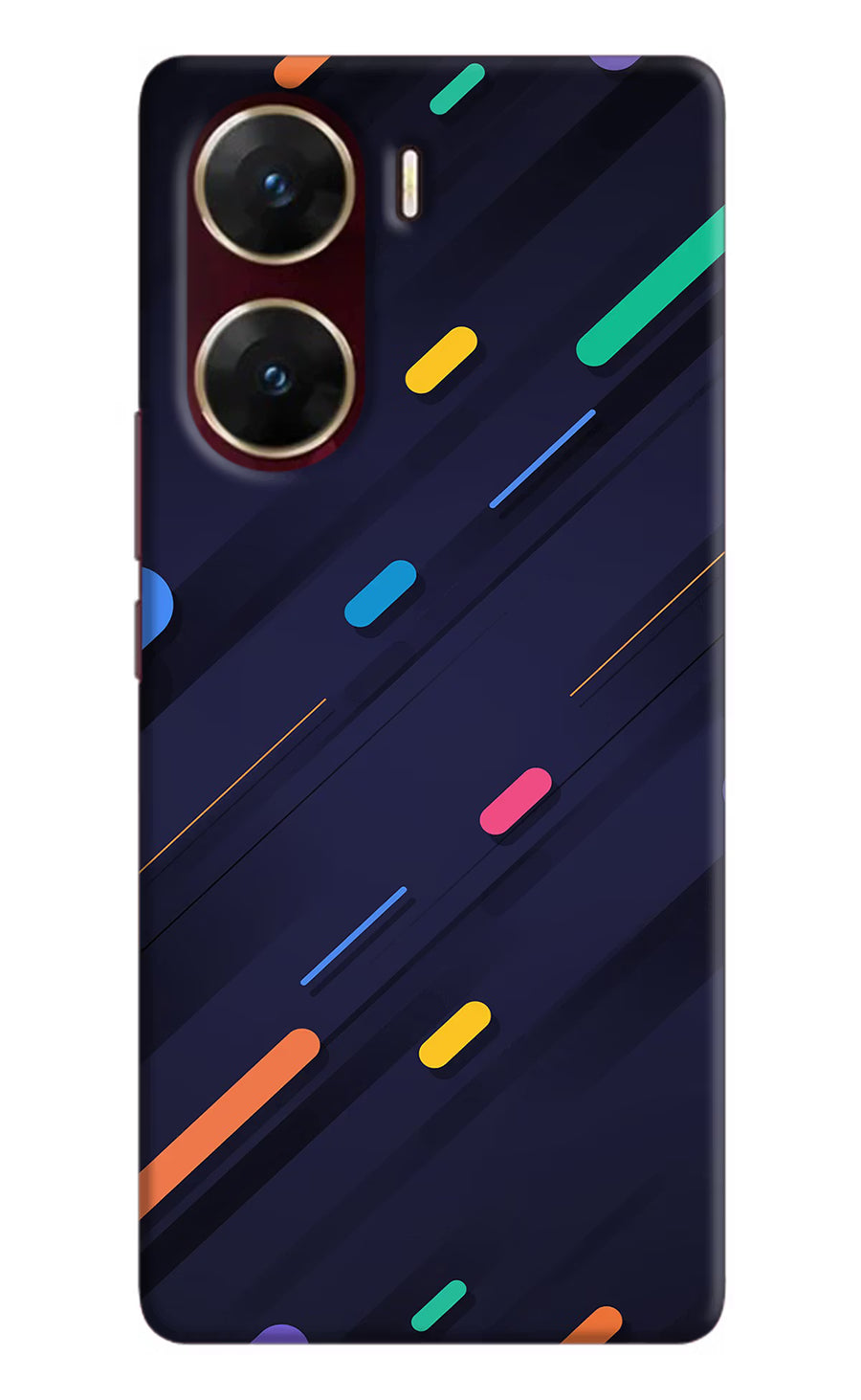 Abstract Design Vivo V29E Back Cover, Hard case