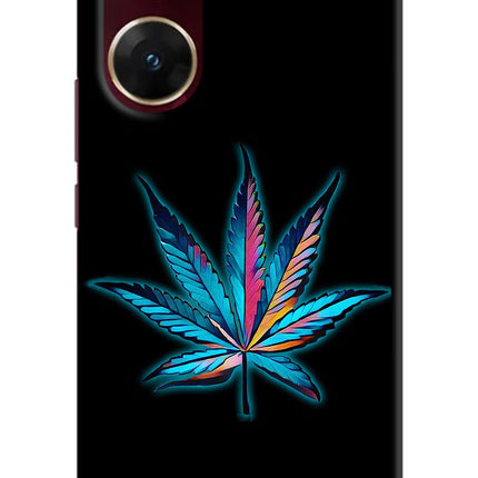 Weed Vivo V29E Hard Case Back Cover by Casekaro