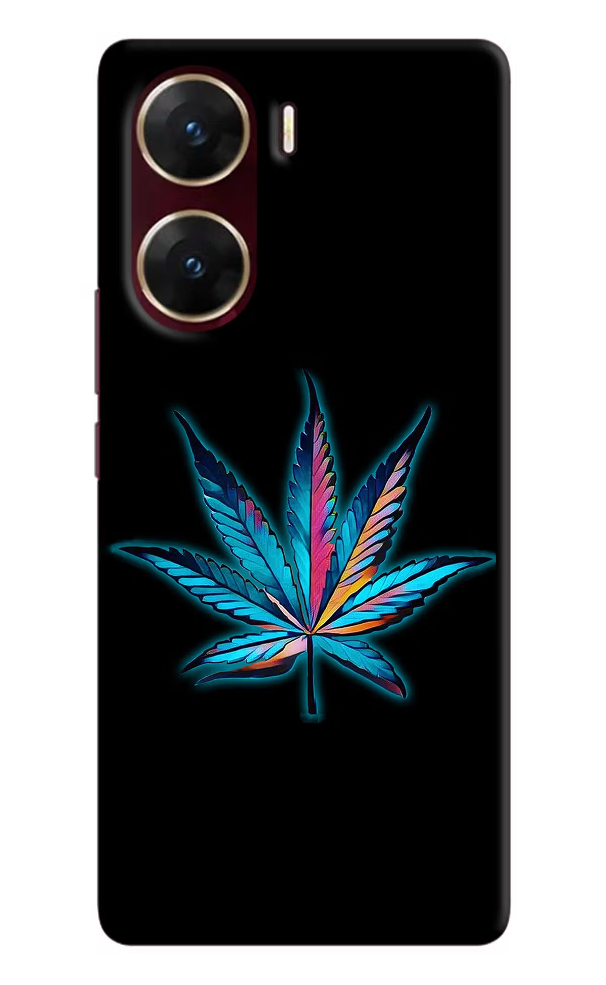Weed Vivo V29E Hard Case Back Cover by Casekaro
