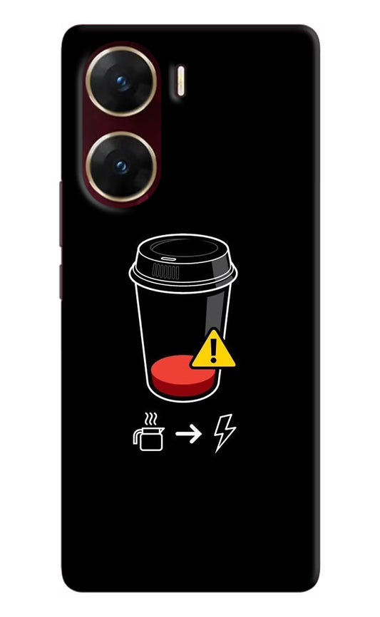 Coffee Vivo V29E Hard Case Back Cover by Casekaro