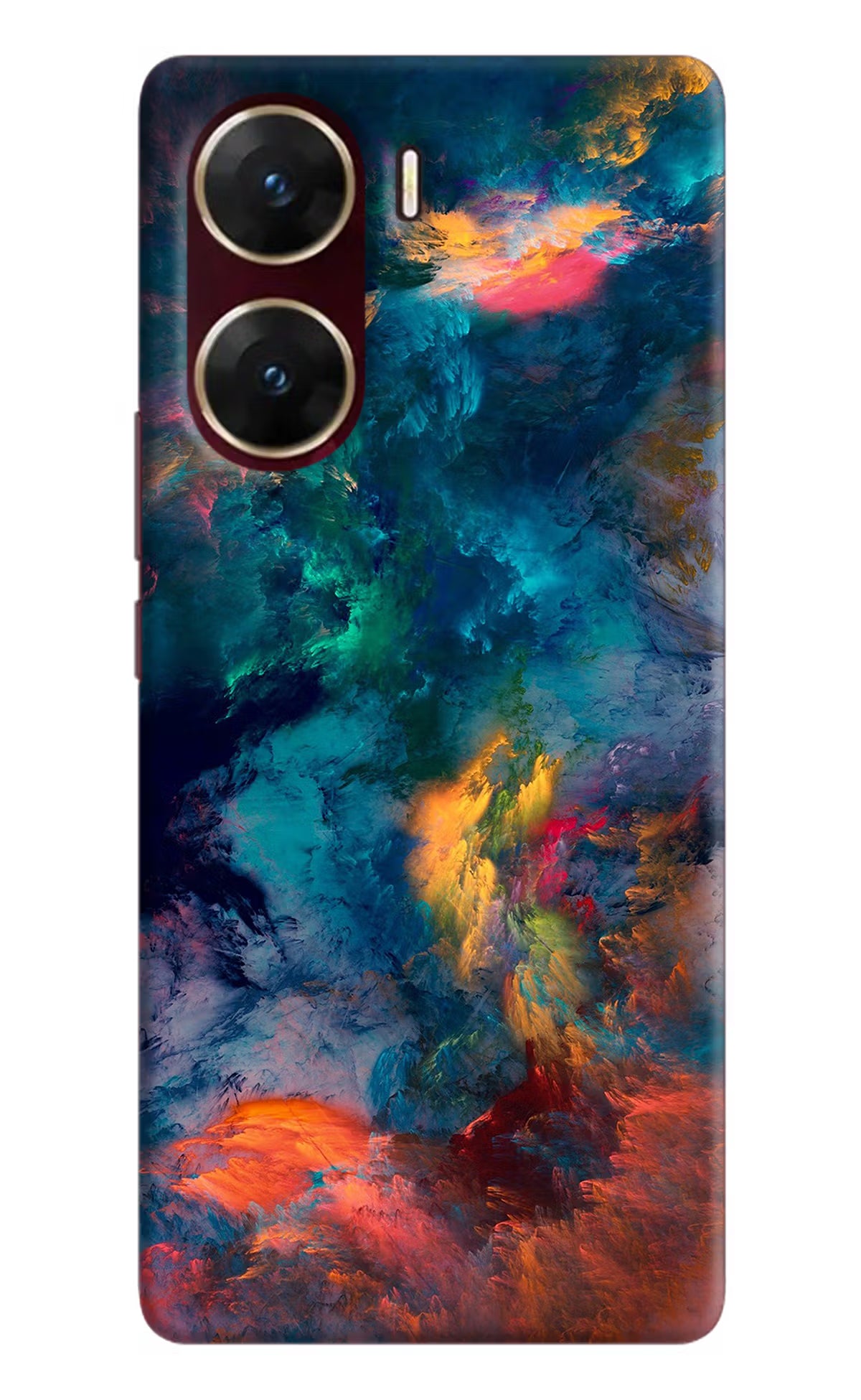 Artwork Paint Vivo V29E Hard Case Back Cover by Casekaro