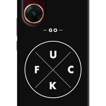 Go Fuck Yourself Vivo V29E Hard Case Back Cover by Casekaro