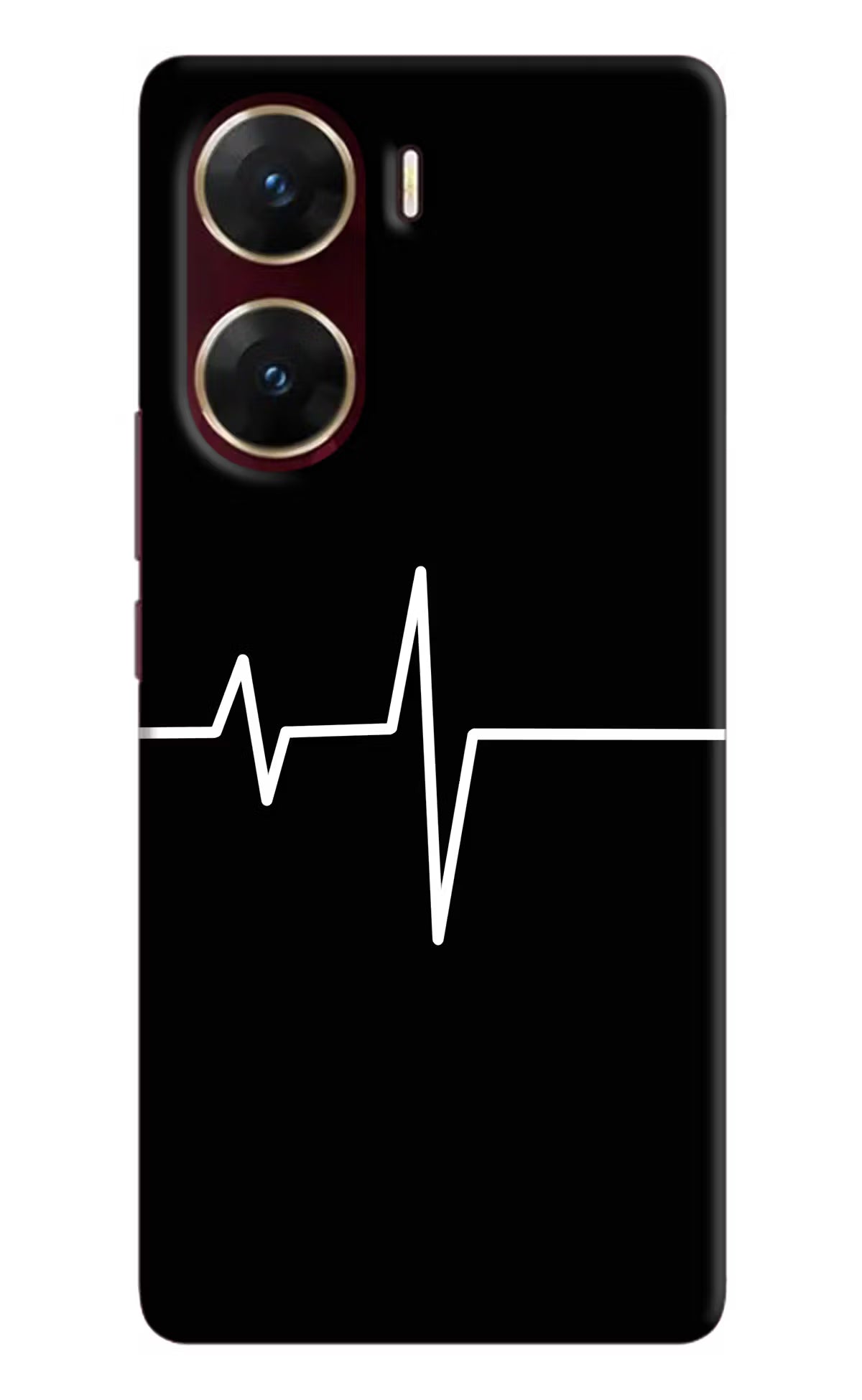 Heart Beats Vivo V29E Hard Case Back Cover by Casekaro