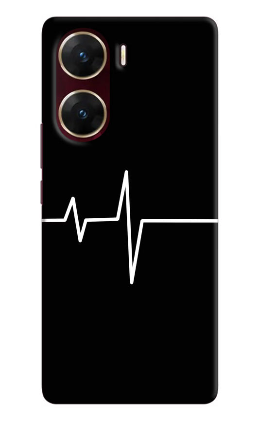Heart Beats Vivo V29E Hard Case Back Cover by Casekaro