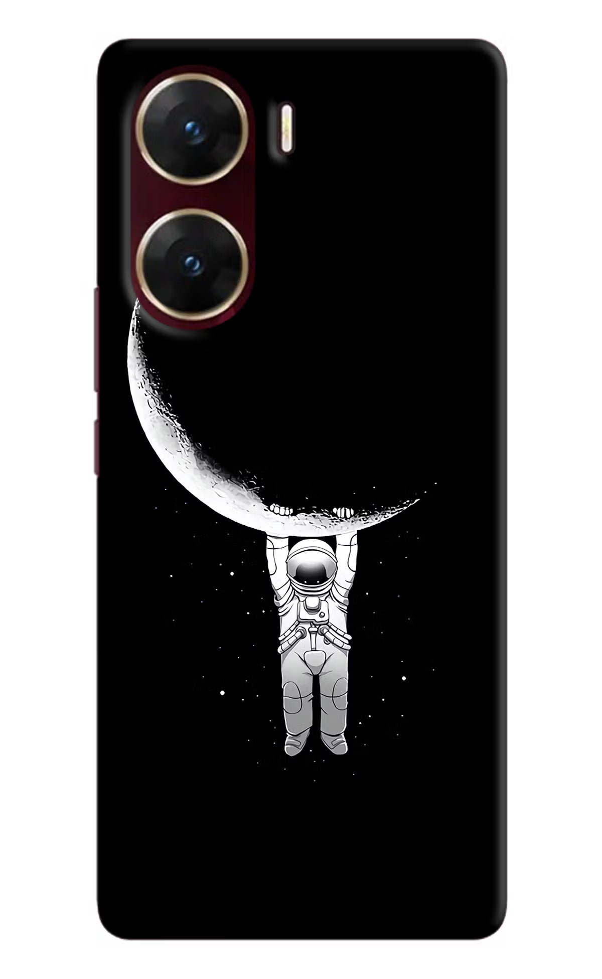 Moon Space Vivo V29E Hard Case Back Cover by Casekaro